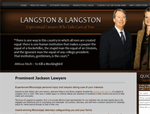 Tablet Screenshot of langstonlawyers.com